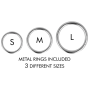 FETISH SUBMISSIVE CYBER STRAP - ARNÊS DE CONTROLE REMOTO E BALA VIBRANTE TECNOLOGIA WATCME M
