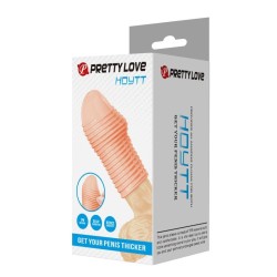 PRETTY LOVE - HOTTT MANICA PER PENE PER UN PENE PIÙ SPESSO, COLORE NATURALE