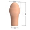 PRETTY LOVE - HOTTT PENIS SLEEVE GET YOUR PENIS THICKER NATURAL COLOR