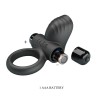 PRETTY LOVE - ANEL VIBRATÓRIO PARA PÊNIS ADRIEN COM 10 FUNÇÕES - PRETO