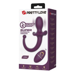 PRETTY LOVE - LIOEA VIBRANTE ANALE CON CODA, 12 FUNZIONI, TELECOMANDO VIOLA