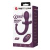 PRETTY LOVE - LIOEA PLUG ANAL VIBRANT AVEC QUEUE 12 FONCTIONS TÉLÉCOMMANDE VIOLETTE