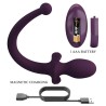 PRETTY LOVE - LIOEA VIBRANTE ANALE CON CODA, 12 FUNZIONI, TELECOMANDO VIOLA