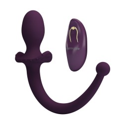 PRETTY LOVE - LIOEA VIBRANTE ANALE CON CODA, 12 FUNZIONI, TELECOMANDO VIOLA