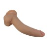 PRETTY LOVE - GODEMICHET RÉALISTE ET FLEXIBLE ELLCUMENT 18 CM Ø 4,5 CM TPE NATUREL