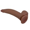 PRETTY LOVE - CUTHBERT DILDO FLEXÍVEL REALISTA 20 CM Ø 5 CM TPE MARROM