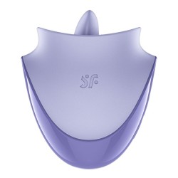 SATISFYER - STIMOLATORE CLITORIDEO TONGUE DANCER CON VIBRAZIONI E PULSAZIONI LILLA