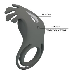 PRETTY LOVE - ANELLO VIBRANTE RICARICABILE CON STIMOLATORE