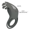 PRETTY LOVE - RECHARGEABLE VIBRATING RING WITH STIMULATOR