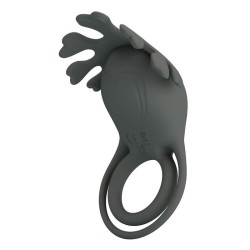PRETTY LOVE - RECHARGEABLE VIBRATING RING WITH STIMULATOR