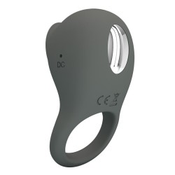 PRETTY LOVE - RECHARGEABLE VIBRATING RING WITH ORAL STIMULATION