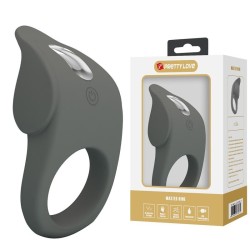 PRETTY LOVE - ANEL VIBRATÓRIO DE SILICONE FLEXÍVEL E RECARREGÁVEL