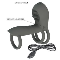 PRETTY LOVE - PEN SLEEVE WITH DUAL STIMULATION AND ORAL EFFECT