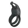 PRETTY LOVE - ANNEAU PÉNIS DOUBLE VIBRANT RECHARGEABLE GOODWIN NOIR