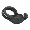 PRETTY LOVE - GOODWIN RECHARGEABLE DOUBLE VIBRATING COCK RING BLACK