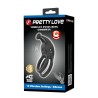 PRETTY LOVE - GOODWIN ANELLO PER PENE DOPPIO VIBRANTE RICARICABILE NERO