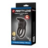 PRETTY LOVE – SINI WIEDERAUFLADBARER VIBRATIONS-PENISRING MIT 10 FUNKTIONEN, SCHWARZ