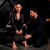 FETISH SUBMISSIVE - HOG TIE VEGAN LEATHER