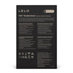 LELO - F2S DOPPIO STIMOLATORE SONICO MASCHILE CON DOPPIA STIMOLAZIONE SONICA ROSSO