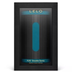 LELO - F2S DOUBLE SONIC MALE STROKER WITH DUAL SONIC STIMULATION TEAL