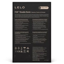 LELO - F2S DOUBLE SONIC STROPHEUR HOMME AVEC DOUBLE STIMULATION SONIQUE TEAR