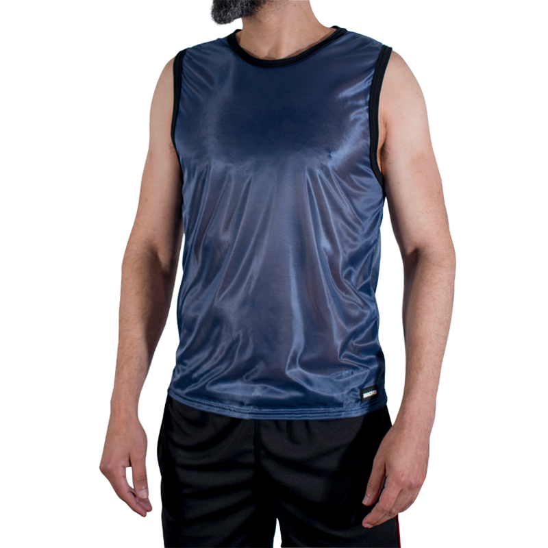 MACHO - T-SHIRT BLU NAVY L/XL