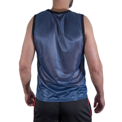 MACHO - T-SHIRT BLU NAVY L/XL