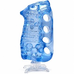 FLESHLIGHT – FLESHSKINS GRIP BLUE ICE MANUAL MALE MASTURBATOR BLUE