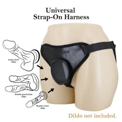 PRETTY LOVE - UNIVERSAL STRAP-ON HARNESS BLACK