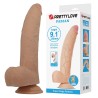 PRETTY LOVE - FABIAN FLEXIBLER DILDO MIT SAUGKAPSEL FLEISCH