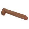PRETTY LOVE - PAT DILDO FLEXÍVEL REALISTA COM VENTOSA 40 CM -Ø- 6 CM MARROM