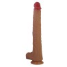 PRETTY LOVE - TERIN PLUS DILDO DE SILICONE REALISTA COM VENTOSA 37,6 CM Ø 5,5 CM
