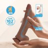 PRETTY LOVE - DILDO FLESSIBILE REALISTICO ULRIC 26 CM Ø 5.5 CM TPE MARRONE