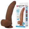 PRETTY LOVE - DILDO FLESSIBILE REALISTICO ULRIC 26 CM Ø 5.5 CM TPE MARRONE