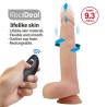 PRETTY LOVE - MILES THRUSTING & ROTATING VIBRATING DILDO REMOTE CONTROL 23.5 CM Ø 4.8 CM NATURAL