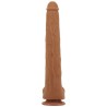 PRETTY LOVE - VIGGO DILDO REALISTICO MORBIDO AL TOCCO DELLA PELLE, 36,5 CM MARRONE
