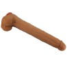 PRETTY LOVE - VIGGO REALISTISCHER, WEICHES HAUTGLEITENDER DILDO, 36,5 CM, BRAUN