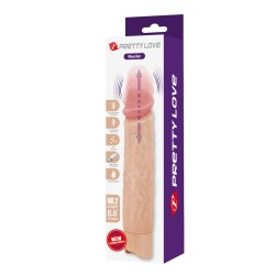 PRETTY LOVE - KESSLER REALISTISCHER VIBRATIONSDILDO MIT 10 VIBRATIONSMODI UND 10 STÖSSEN, 22 CM NATÜRLICH