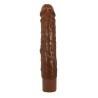 PRETTY LOVE - KESSLER REALISTIC VIBRATING DILDO WITH 10 VIBRATION MODES AND 10 THROWS, 22 CM, BROWN