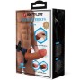 PRETTY LOVE - MARION HARNESS CUECAS UNIVERSAIS COM DILDO VIBRATÓRIO 19 CM MARROM