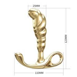 PRETTY LOVE – JACK PROSTATAMASSAGEGERÄT AUS ZINKLEIDE, GOLD