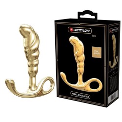 PRETTY LOVE - JACK ZINC ALLOY PROSTATE MASSAGER GOLD