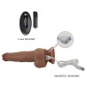 PRETTY LOVE - JONATHAN VIBRATORE REALISTICO CON SPINTA E TELECOMANDO, MARRONE