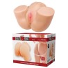 CRAZY BULL - OLIVIA DOUBLE VAGINAL AND ANAL VIBRATING MASTURBATOR FLESH