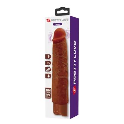 PRETTY LOVE - GAVIN REALISTIC VIBRATOR 25 CM Ø 5 CM BROWN