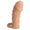 PRETTY LOVE - MANCHON D'EXTENSION PÉNIENNE DORT 14 CM Ø 4 CM NATUREL