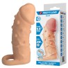 PRETTY LOVE - MANCHON D'EXTENSION PÉNIENNE DORT 14 CM Ø 4 CM NATUREL