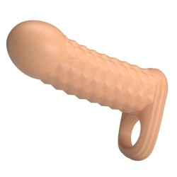 PRETTY LOVE - WOLFRAM MANICOTTO PER ALLUNGAMENTO DEL PENE 11,5 CM Ø 3,8 CM NATURALE