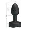 PRETTY LOVE - PLUG ANAL VIBRANT RECHARGEABLE 10 MODES NOIR