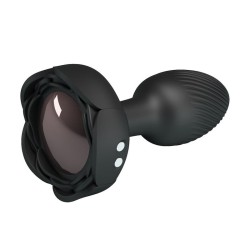 PRETTY LOVE - RECHARGEABLE VIBRATING ANAL PLUG 10 MODES BLACK